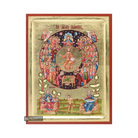 18k All Saints Orthodox Icon on Wood with Gold Leaf background