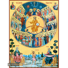 22k All Saints - Gold Leaf Background Christian Orthodox Icon