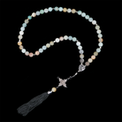 Orthodox Prayer Rope Amazonite Flower – IC XC NI KA Cross
