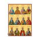 22k Ancestors of Christ - Exclusive Mt Athos Gold Leaf Orthodox Icon