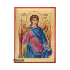 Archangel Gabriel Orthodox Icon with Matte Gold Leaves