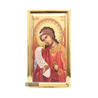 Archangel Gabriel Greek Orthodox Icon with Gilding Effect Gold Leaf