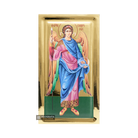 Archangel Gabriel Christian Icon with Gilding Effect background