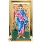 Archangel Gabriel Christian Icon with Gilding Effect background