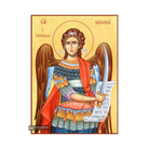 22k Archangel Michael - Gold Leaf Background Christian Orthodox Icon