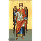 22k Archangel Michael - Gold Leaf Christian Orthodox Icon