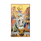 22k Resurrection of the Lord - Gold Leaf Background Orthodox Icon