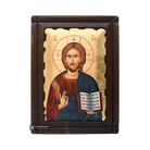 Jesus Christ the One who blesses Christian Orthodox Icon Gold Leaf