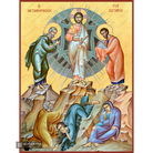 22k Transfiguration of Jesus Christ Christian Icon with Gold Leaf