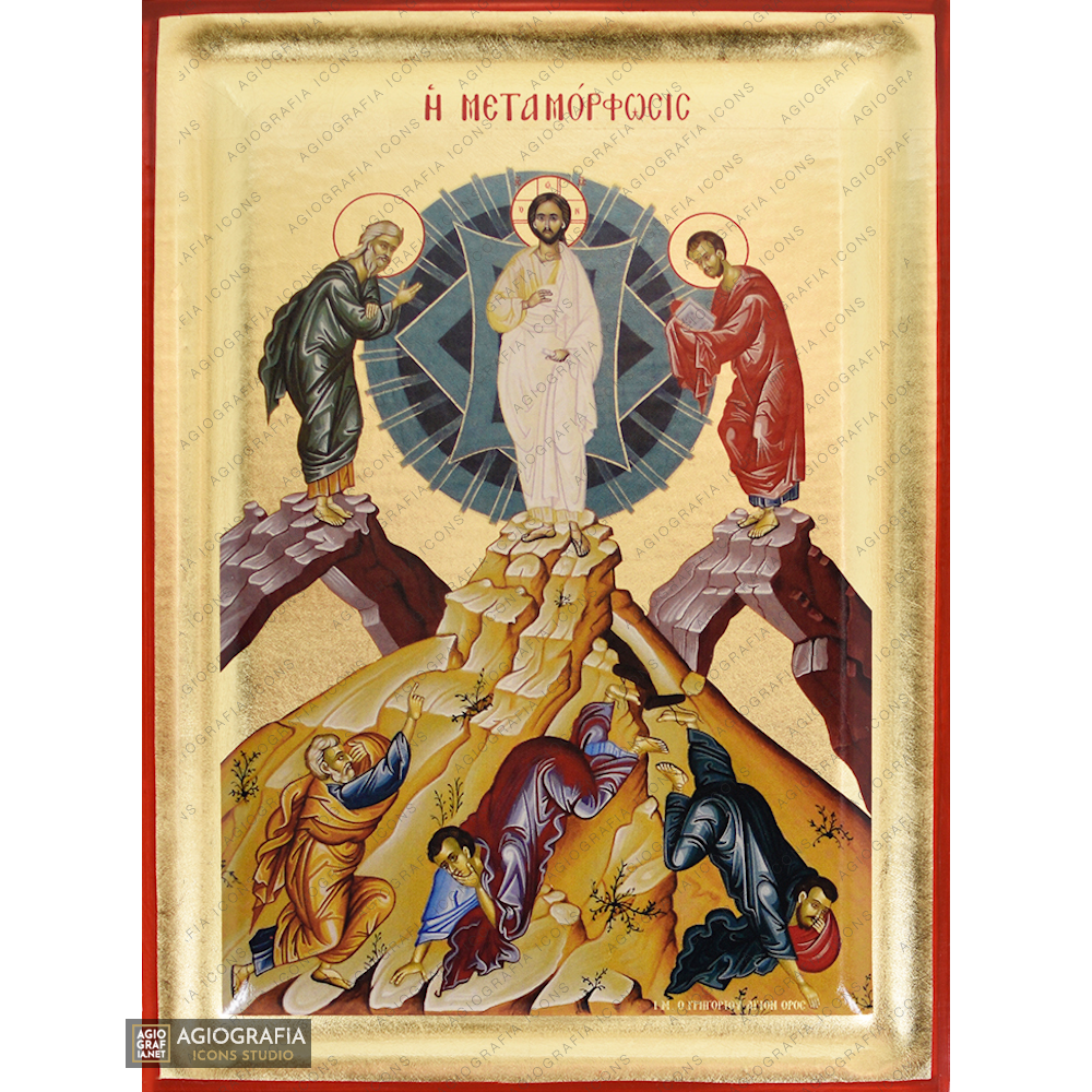 Set of 12 Feastal Christian Icons on Wood with Gold Leaf Background