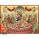 22k Mystical (Last) Supper - Exclusive Mt Athos Gold Leaf Greek Icon