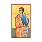 22k Prophet Abbakoum Gold Leaf Background Christian Orthodox Icon