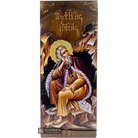 Prophet Elijah Greek Gold Print Icon on Carved Wood