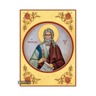 22k Prophet Isaiah Gold Leaf Background Christian Orthodox Icon