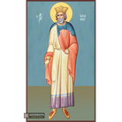 Prophet Josaphat Christian Icon with Blue Background