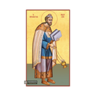 22k Prophet Moses Christian Orthodox Wood Icon with Gold Leaf