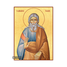 22k Patriarch Isaac Gold Leaf Background Christian Orthodox Icon