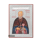 Exclusive St Alexis Toth Icon with Pure Silver Leaves