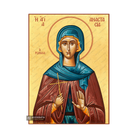 22k St Anastasia from Rome - Exclusive Mt Athos Gold Leaf Greek Icon