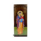 St Anna Christian Orthodox Gold Print Icon on Carved Wood