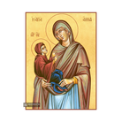 22k St Anna - Gold Leaf Background Christian Orthodox Icon