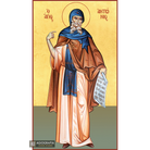 22k St Anthony - Gold Leaf Background Christian Orthodox Icon