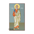 St Apostle Andrew Orthodox Wood Icon with Blue Background