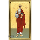 22k St Apostle John Framed Christian Icon with Gold Leaf