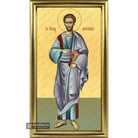 22k St Apostle Luke Framed Christian Icon with Gold Leaf
