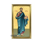 22k St Apostle Mark Framed Christian Icon with Gold Leaf