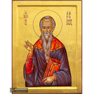 Saint Charalambos Handwritten Gold Leaves Orthodox Icons