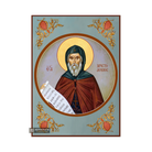 St Christodoulos Orthodox Icon with Blue Background