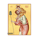22k St Christopher - Gold Leaf Background Christian Orthodox Icon