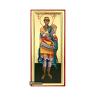 St Demetrius Byzantine Orthodox Wood Icon with Gold Leaf
