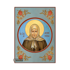St Dominica Christian Orthodox Icon with Blue Background