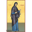 22k St Euphemia - Gold Leaf Background Christian Orthodox Icon