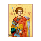 22k St George - Gold Leaf Background Christian Orthodox Icon