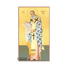 22k St Gregory the Theologian - Gold Leaf Background Orthodox Icon