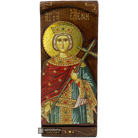St Helen Christian Orthodox Gold Print Icon on Carved Wood