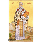 22k St Ilarion - Gold Leaf Background Christian Orthodox Icon