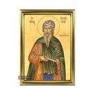 22k St John the Damascene Framed Orthodox Icon with Gold Leaf