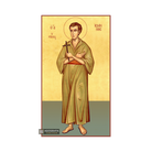 22k St John the Russian - Gold Leaf Background Christian Greek Icon