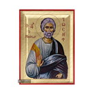 St Joseph Greek Orthodox Wood Icon with Gold Leaf