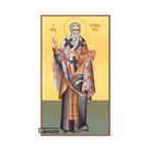 22k St Kiprianos - Gold Leaf Background Christian Orthodox Icon