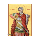 22k St Menas - Gold Leaf Background Christian Orthodox Icon