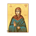 22k St Methodia - Gold Leaf Background Christian Orthodox Icon