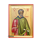 St Moses the Black Byzantine Orthodox Wood Icon with Gold Leaf