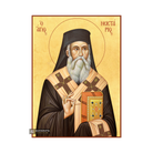 22k St Nektarios - Gold Leaf Background Christian Orthodox Icon