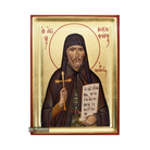 St Nicephorus the Lepper Orthodox Icon on Wood with Gold Leaf