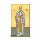 22k St Nicholas - Gold Leaf Background Christian Orthodox Icon